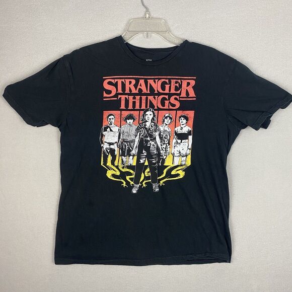 Stranger Things Men's L Large T-Shirt Netflix Official Merchandise 100% Cotton - Picture 1 of 6